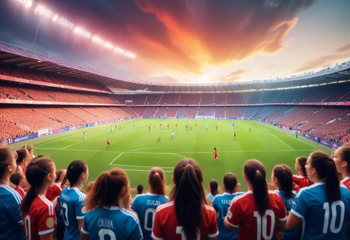 Kärlek och fotboll illustration