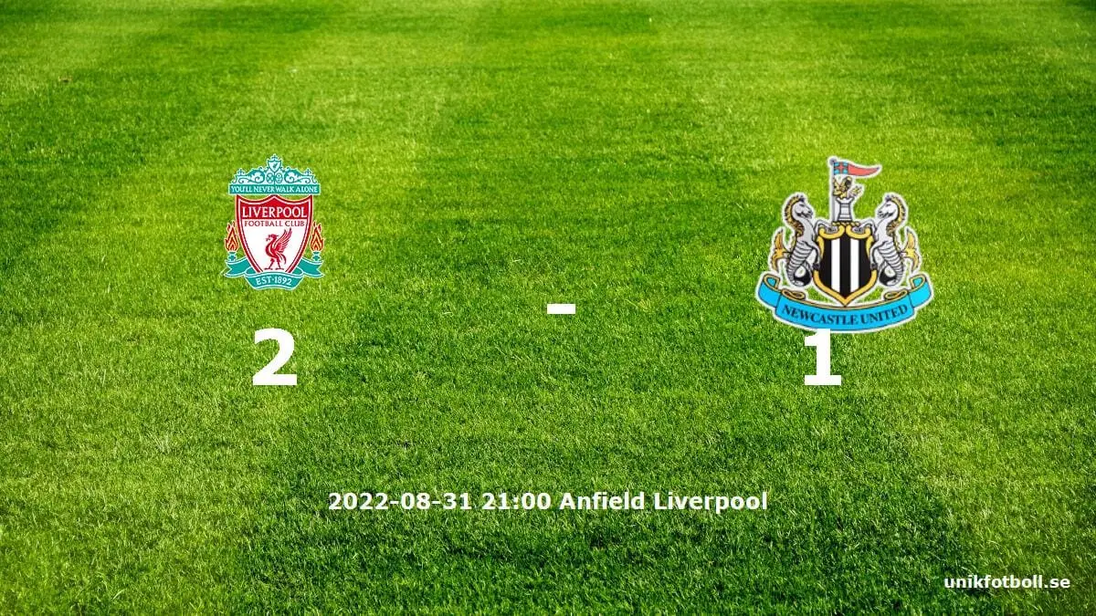 Liverpool mot Newcastle United tidslinje och laguppställning