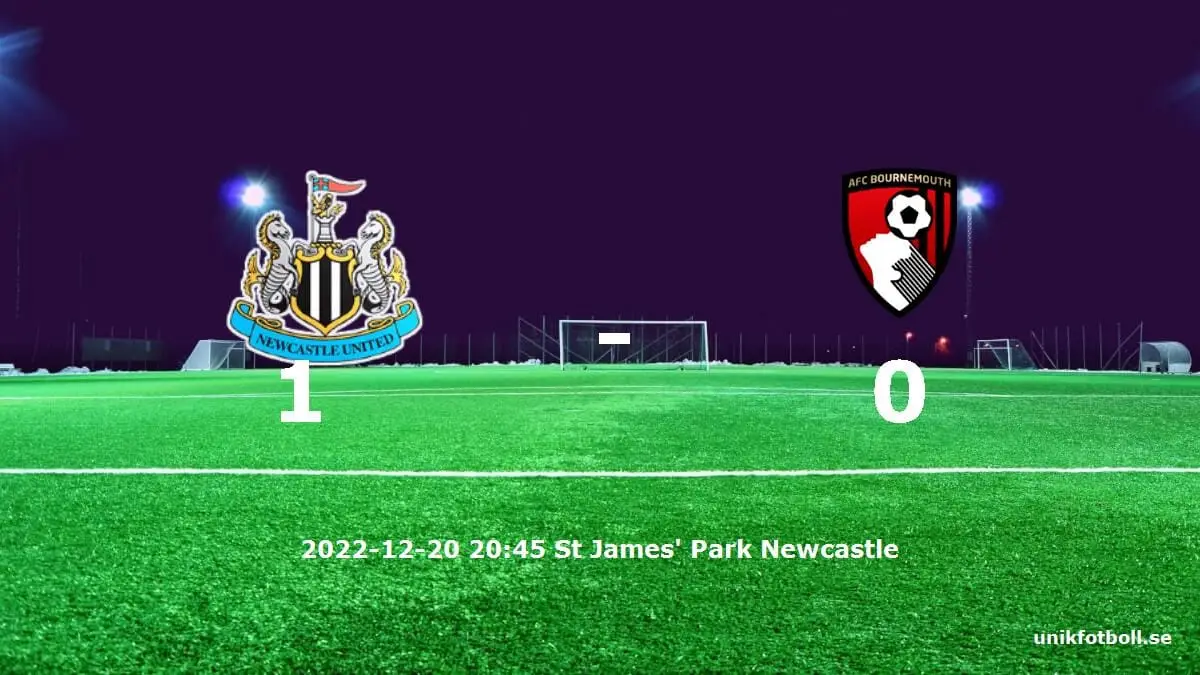 Newcastle United mot Bournemouth tidslinje och laguppställning
