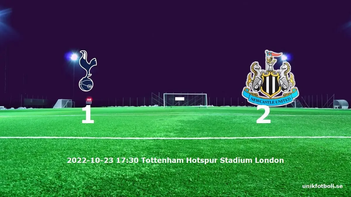 Tottenham Hotspur mot Newcastle United tidslinje och laguppställning